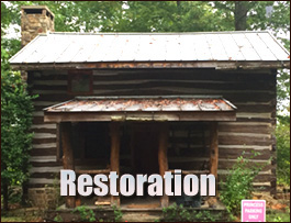 Historic Log Cabin Restoration  Medina, Ohio